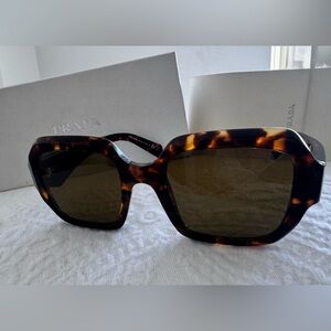 Prada Tortoise Shell Women's Sunglasses